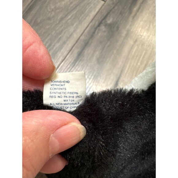 Mary Meyer Panda Hand Puppet Black White Brown Plastic Eyes - Picture 4 of 5